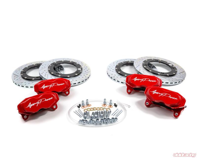 Agency Power Big Brake Kit Front and Rear Red Can-Am - AP-BRP-X3-460-RD