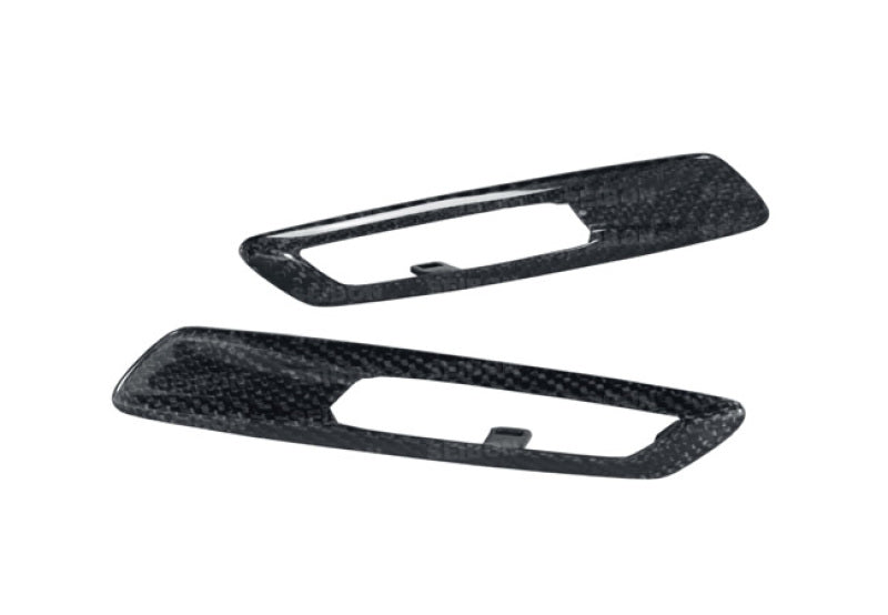 Seibon 12-13 BMW F10 Carbon Fiber Fender Ducts (Pair) - FD1012BMWF10