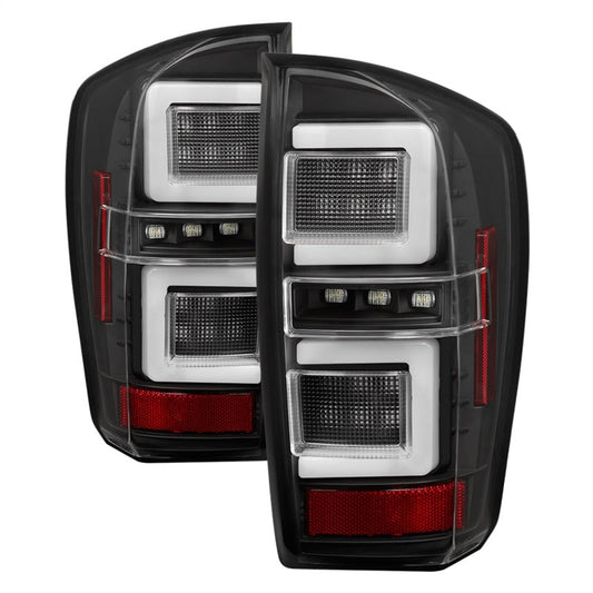 Spyder 16-17 Toyota Tacoma LED Tail Lights - Black (ALT-YD-TT16-LED-BK) - 5085733