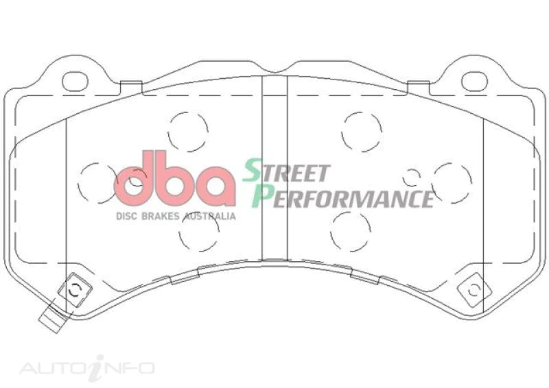DBA 16+ Camaro SS/ZL1 6-Piston Caliper Front Street Performance Brake - DB2375SP