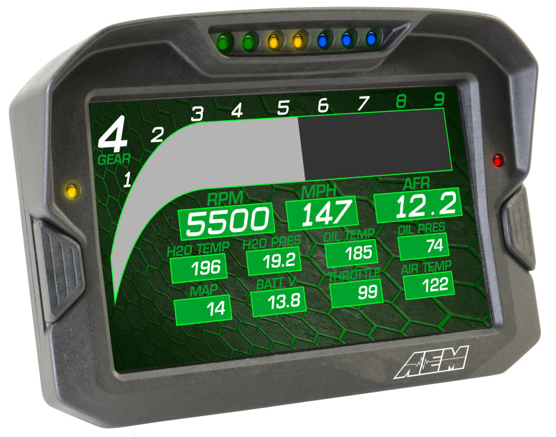 AEM CD-7 Logging GPS Enabled Race Dash Carbon Fiber Digital - 30-5703