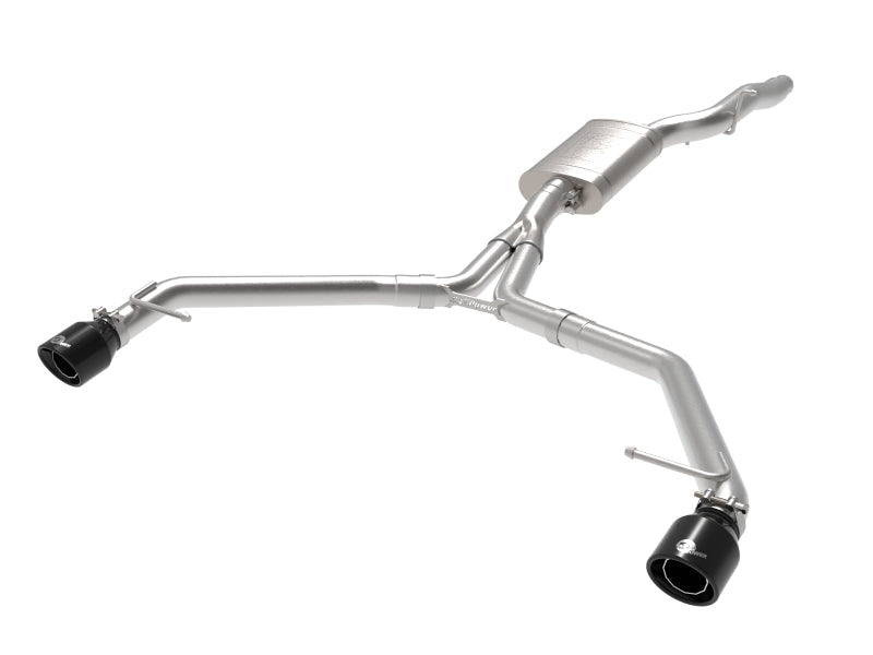 afe MACH Force-Xp 13-16 Audi Allroad L4 SS Axle-Back Exhaust - 49-36437-B