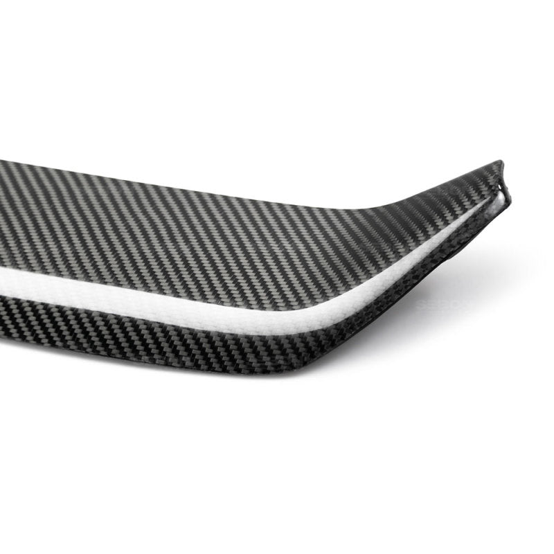 Seibon 09-10 Nissan Skyline R35 GTR OEM Carbon Fiber Front - FG0910NSGTR-OE