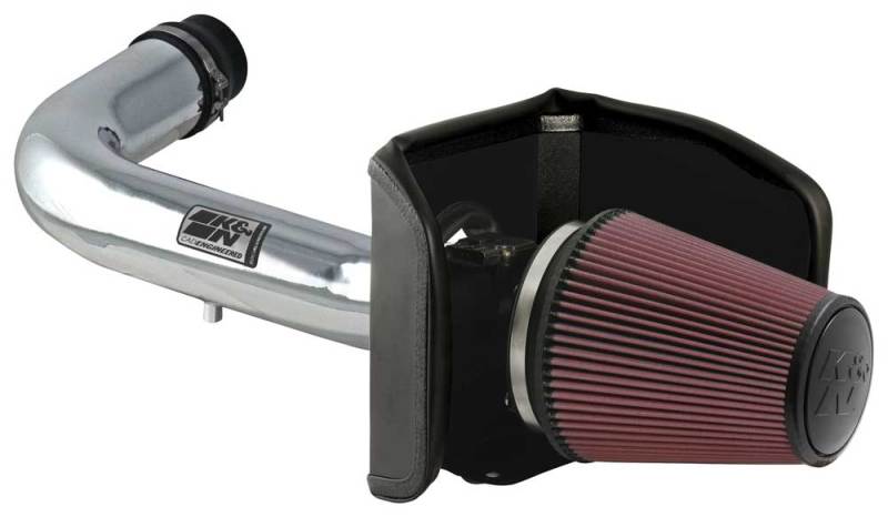 K&N 04-05 Ford F-150 V8-4.6L Polished High Flow Performance Kit - 77-2557KP