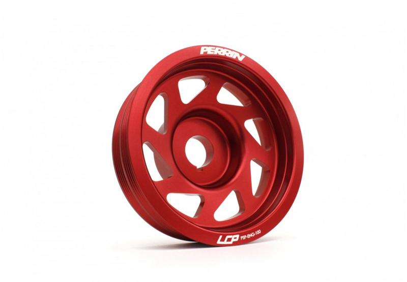 Perrin 93+ Impreza (WRX/STi) Crank Pulley - Red - PSP-ENG-100RD