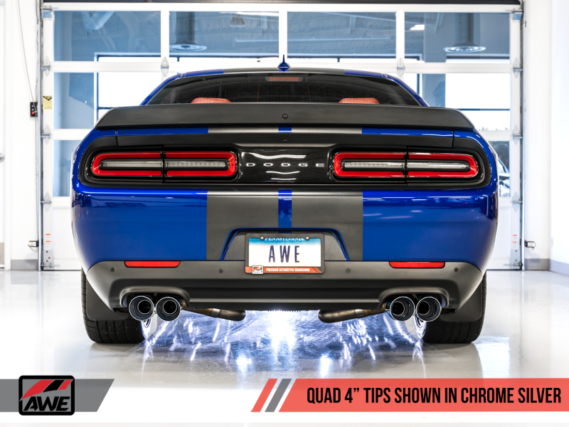 AWE Tuning 2017+ Challenger 5.7L Touring Edition Exhaust - Non-Resonated - 3020-42076-C-Dub Tech