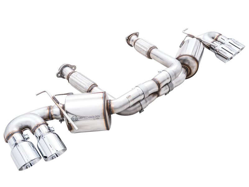 AWE Tuning 2020 Chevrolet Corvette (C8) Touring Edition Exhaust - - 3015-42151-C-Dub Tech