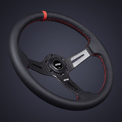 Carbon Fiber Leather Race Wheel