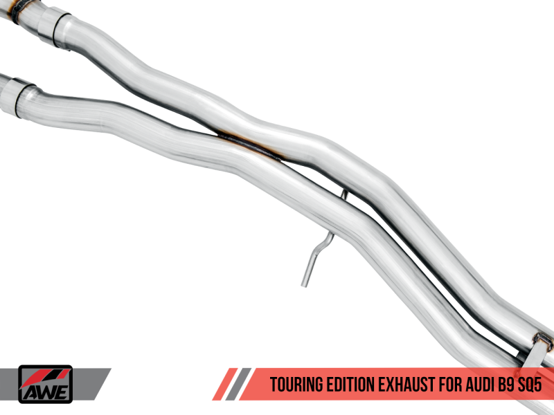 AWE Tuning Audi B9 SQ5 Resonated Touring Edition Cat-Back Exhaust - 3015-31016-C-Dub Tech