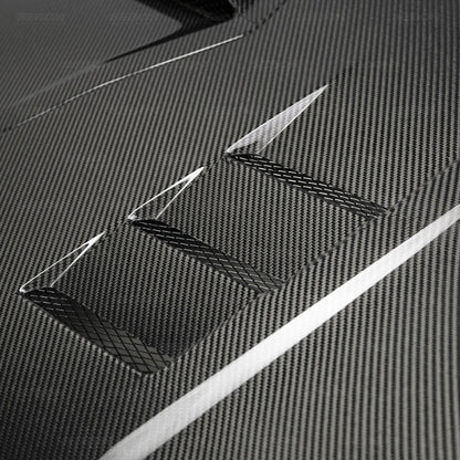 Seibon 17-18 Honda Civic Type-R TS-Style Carbon Fiber Hood - HD17HDCVR-TS