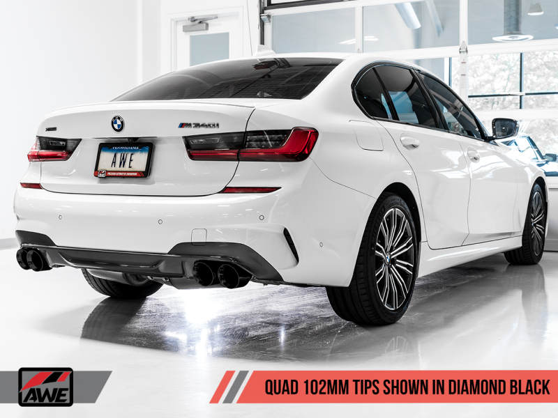 AWE Tuning 2019+ BMW M340i (G20) Resonated Touring Edition Exhaust - 3015-43158-C-Dub Tech