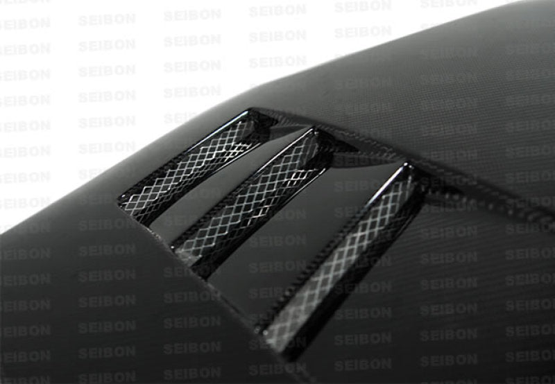 Seibon 03-05 Dodge SRT-4 TS Style Carbon Fiber Hood - HD0305DGNESRT4-TS