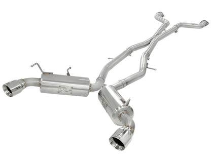 aFe Takeda 2.5inch SS Exhaust Cat-Back 09-13 Nissan 370Z V6 - 49-36107