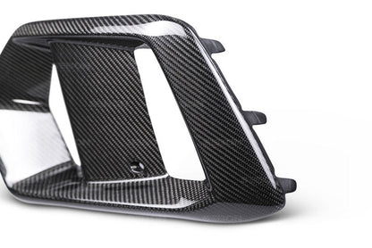 Seibon 16-18 Ford Focus RS Carbon Fiber Fog Light Surrounds - FLS16FDFO