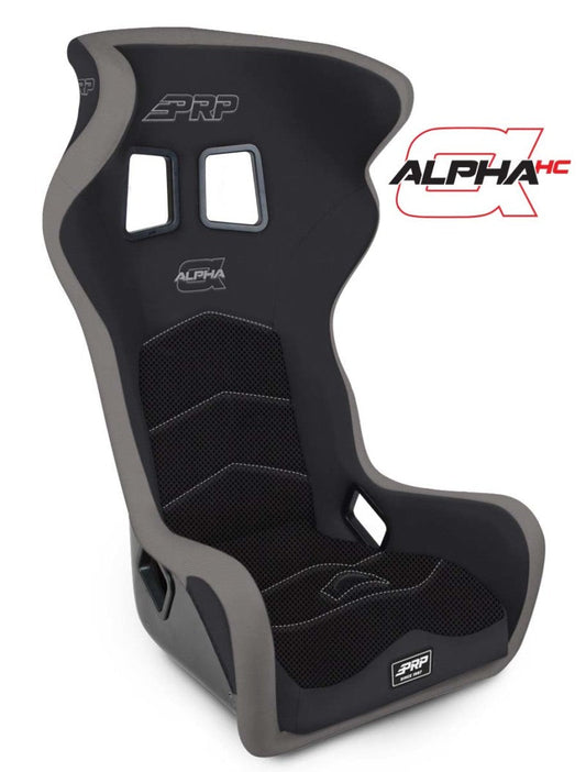 PRP Alpha Head Containment Composite Seat- Black/Grey - A40-203