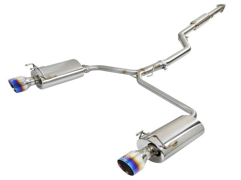 aFe Takeda 2.5-1.75in 304 SS Cat-Back Exhaust System 13-17 Honda - 49-36605-L-C-Dub Tech