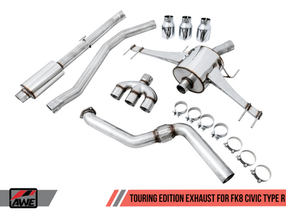 AWE Tuning 2017+ Honda Civic Type R Touring Edition Exhaust - 3015-52004-C-Dub Tech