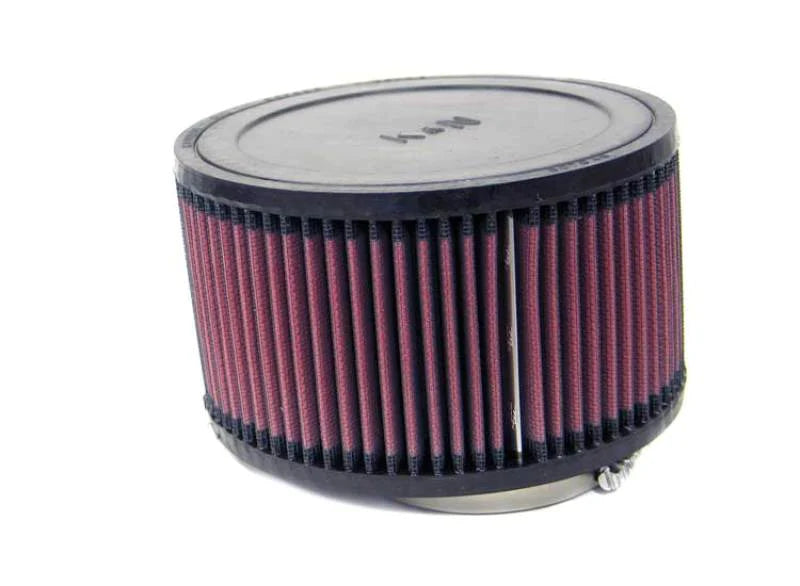 K&N Universal Rubber Filter - Round Straight 3in Flange ID - RA-0990