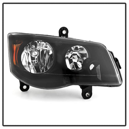 xTune 11-17 Dodge Grand Caravan OEM Style Headlights - Black - 9042492