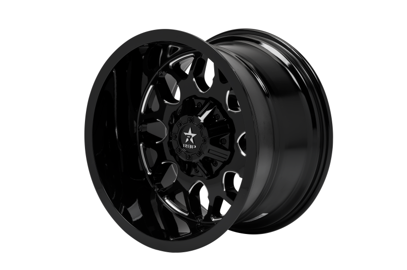 RBP 73R ATOMIC GLOSS BLK MACHINED GROOVES