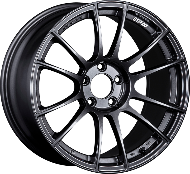 SSR GTX04 19x9.5 5x120 38mm Offset Dark Gunmetal Wheel - XF19950+3805HDG