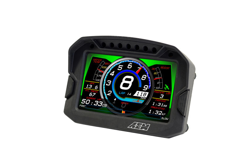 AEM CD-5G Carbon Digital Dash Display w/ Interal 10Hz GPS - 30-5602-C-Dub Tech