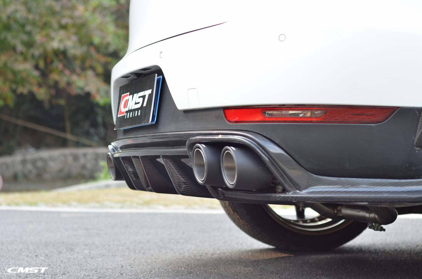 CMST Carbon Fiber Rear Diffuser for 2014-2017 Macan & Macan S