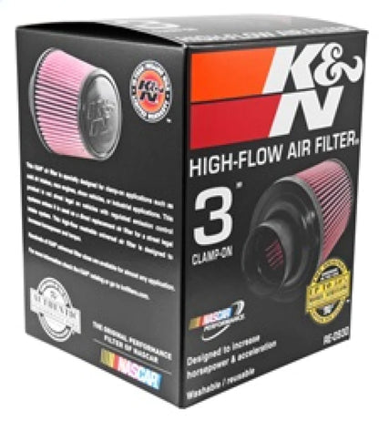 K&N Universal Rubber Filter - Round Tapered 6in Base OD - RE-0930