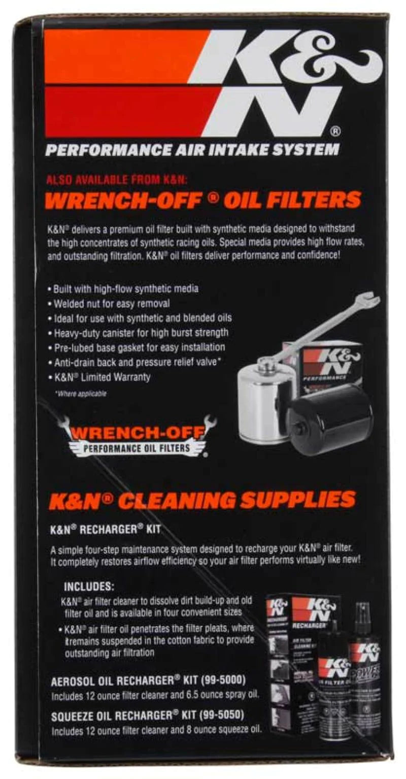 K&N 01-15 Harley-Davidson H/D Softail/Dyna Aircharger Performance Intake - 63-1137