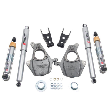 Belltech LOWERING KIT 16.5-18 Chevy Silverado/Sierra All Cab 2in F - 1010SP-C-Dub Tech