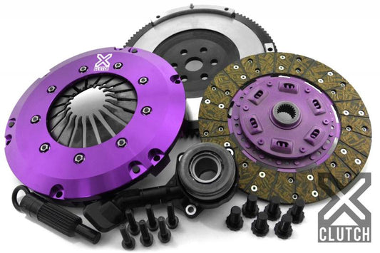 XClutch Clutch Kit with Chromoly Flywheel + HRB Stage 1 Single Sprung Organic Disc Ford