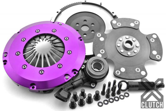 XClutch Clutch Kit with Chromoly Flywheel + HRB Stage 3 Carbon Blade Clutch Disc Ford