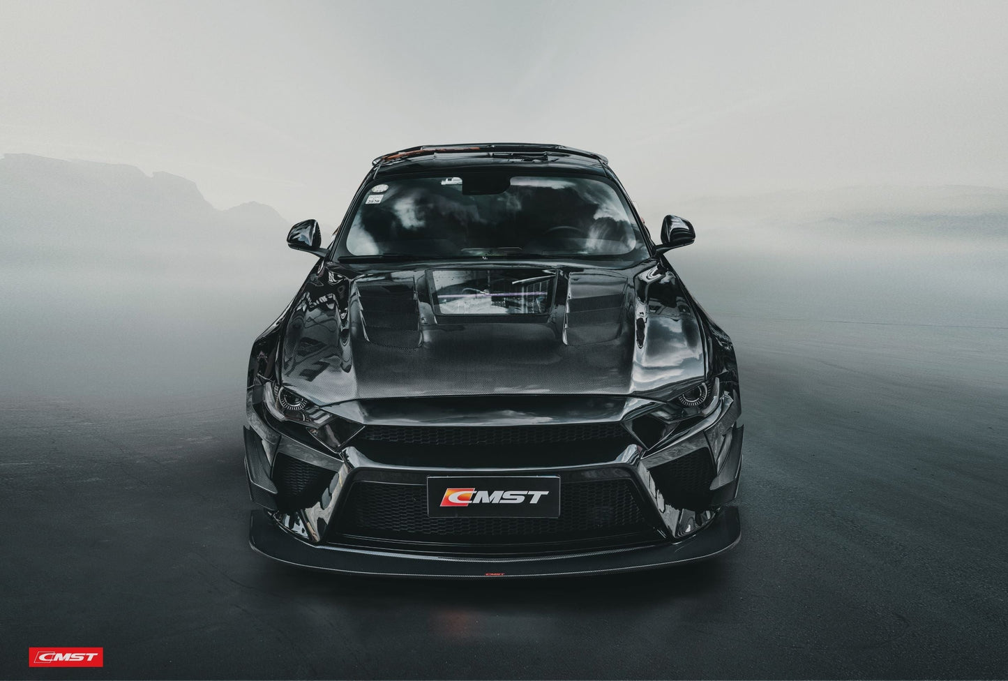 CMST Tuning Carbon Fiber Front Bumper & Front Lip for Ford Mustang S550.2 2018 - 2022