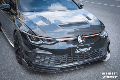 CMST Tuning Carbon Fiber Front Bumper Canards for Volkswagen GTI MK8