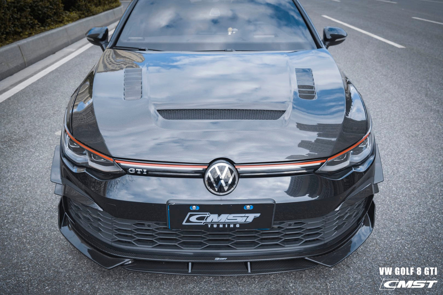 CMST Tuning Carbon Fiber Hood Bonnet Ver.1 for Volkswagen Golf & GTI & Golf R MK8