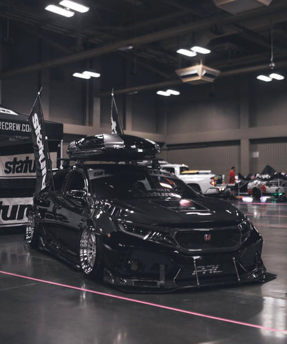 CMST Tuning Carbon Fiber Glass Transparent Hood for Honda FK8 Type-R & 10th Gen Civic