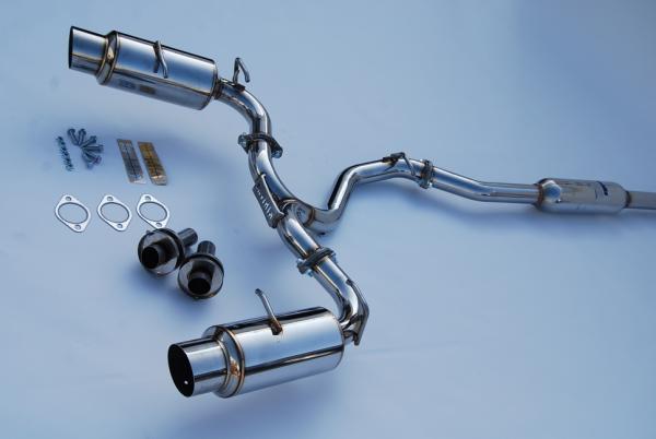 Invidia 12 Scion FRS/BRZ 60mm N1 Polish Tip Cat- Back - HS12SSTGTP