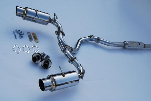 Invidia 12 Scion FRS/BRZ 60mm N1 Polish Tip Cat- Back - HS12SSTGTP