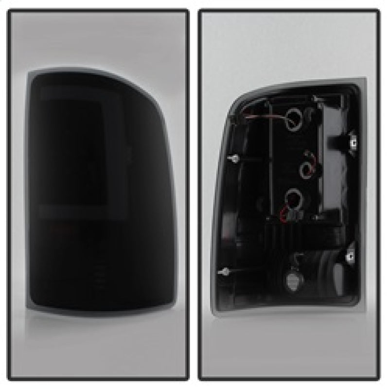 xTune 07-13 GMC Sierra 1500 LED Tail Lights - Black - 9038518