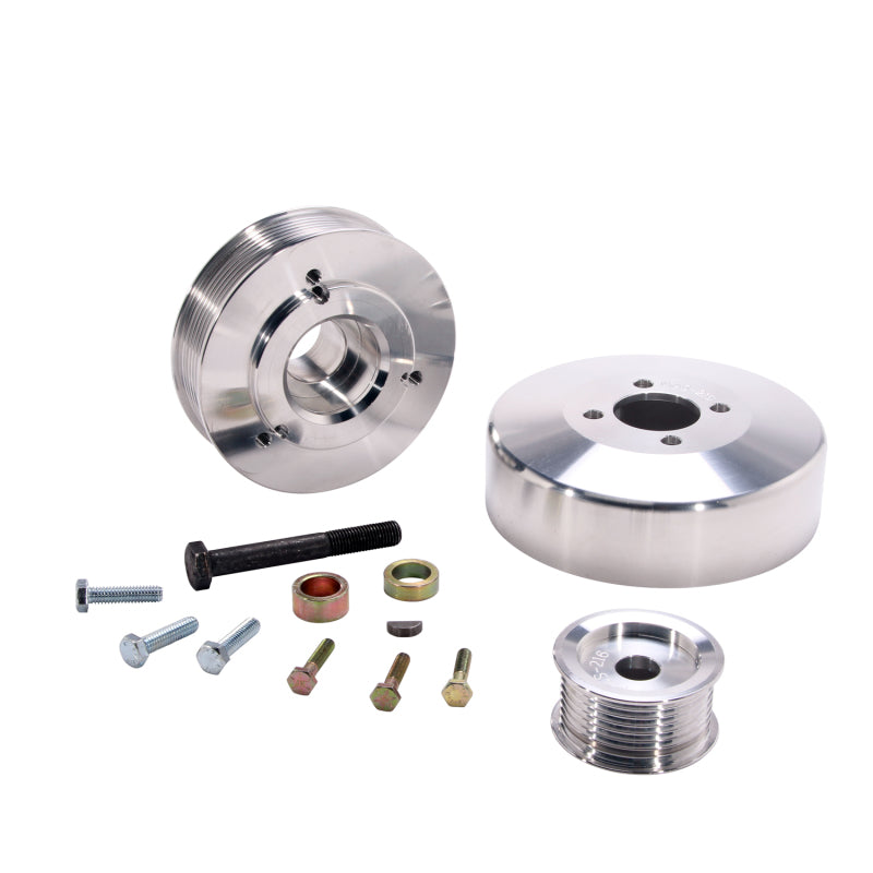 BBK 97-04 Ford F150 Expedition 4.6 5.4 Underdrive Pulley Kit - 15550-C-Dub Tech
