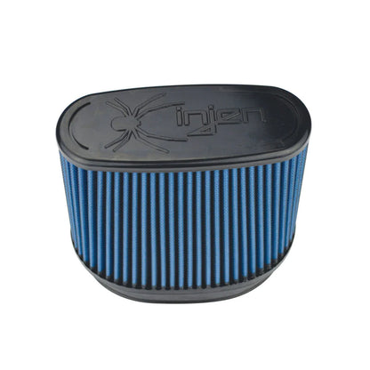 Injen NanoWeb Dry Air Filter 6.7x4.54in Oval ID / 7.7x5.7in - X-1129-BB