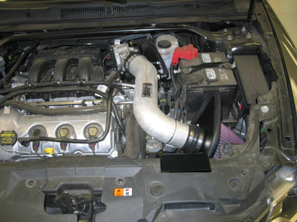K&N 10-11 Ford Taurus 3.5L V6 Silver Typhoon Cold Air - 69-3528TS