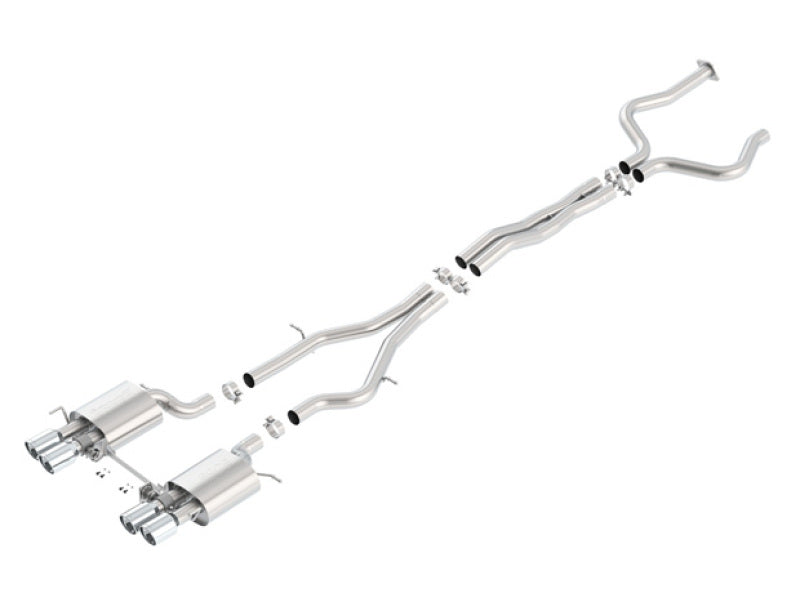 Borla 2016 Cadillac ATS-V 3.6L Twin Turbo Catback Exhaust 4in - 140692