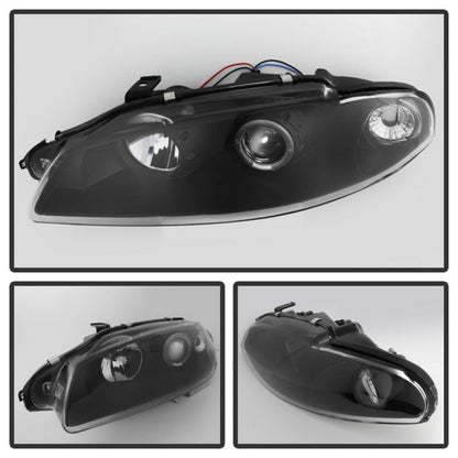 Spyder Mitsubishi Eclipse 97-99 Projector Headlights LED Halo Black High - 5011473