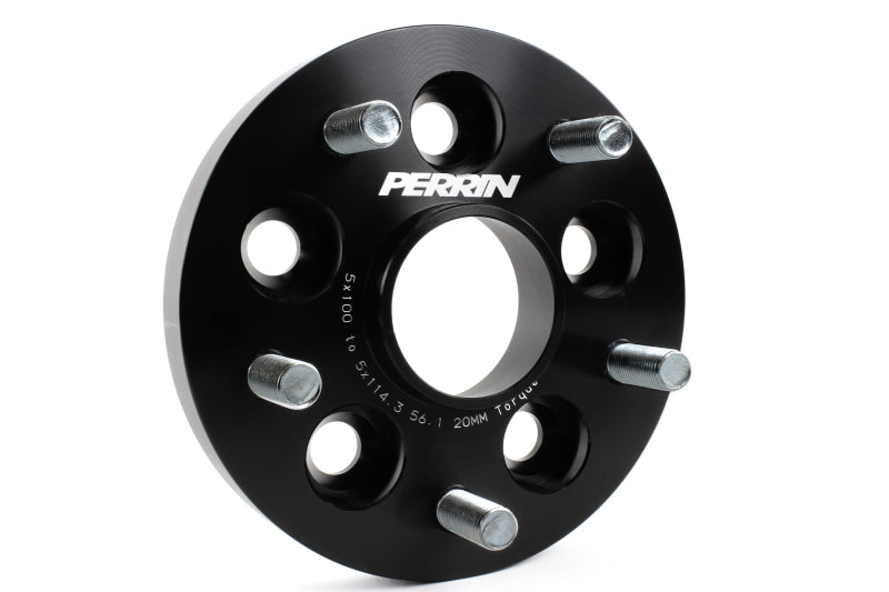Perrin Wheel Adapter 20mm Bolt-On Type 5x100 to 5x114.3 w/ - PSP-WHL-220BK