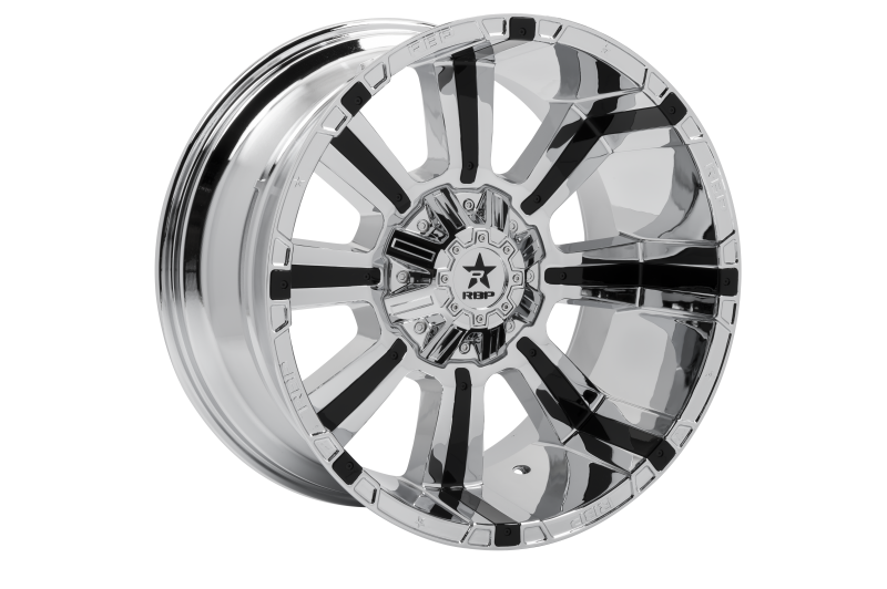 RBP 94R CHROME W/BLK INSERTS