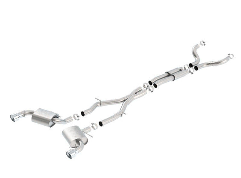 Borla 16-17 Chevy Camaro SS 6.2L ATAK Catback Single Split - 140690