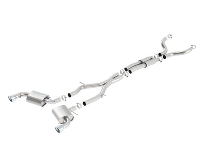 Borla 16-17 Chevy Camaro SS 6.2L ATAK Catback Single Split - 140690