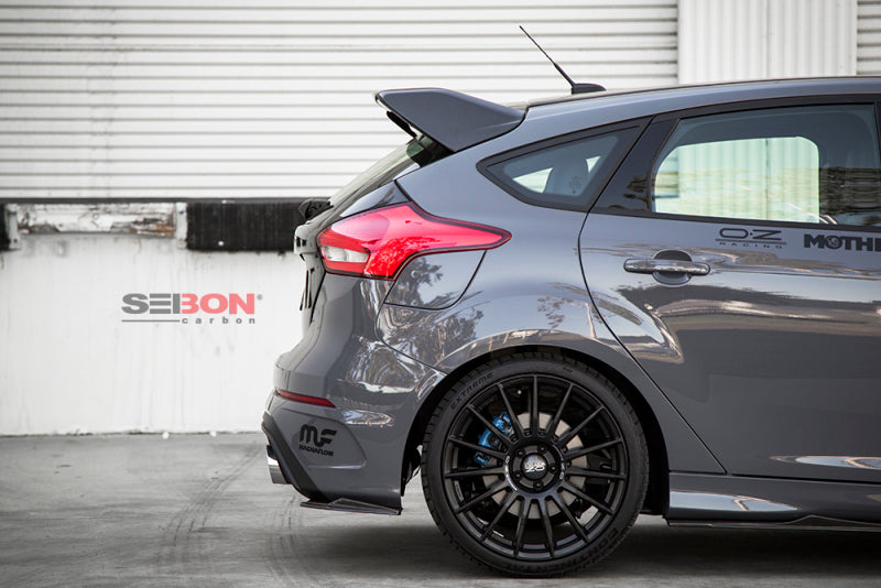 Seibon 2015-2017 Ford Focus ST/RS Hatchback Carbon Fiber Rear Spoiler - RS16FDFO