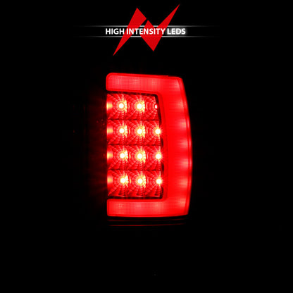 ANZO 1994-2001 Dodge Ram 1500 LED Taillights Plank Style Black - 311340-C-Dub Tech